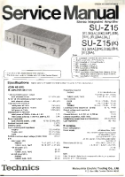 Technics - SUZ-15 - Service manual 